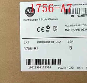 New Factory Sealed Allen Bradley AB 1756-A7 SER B ControlLogix 7 Slots Chassis - Bild 1 von 4