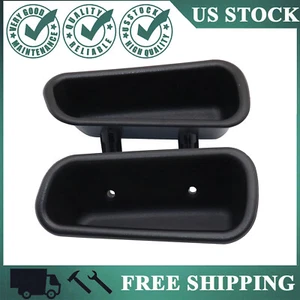 Pair Front Door Trim Panel Pull Cup Cover For 94-01 Dodge Ram 1500 2500 3500 US - Bild 1 von 12