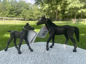 Caballo y potro árabe de Safari Ltd/juguete/caballo/potro/NUEVO con etiquetas - Imagen 1 de 3