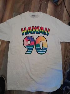 HAWAII 1990 KILLER XL VINTAGE TEE SHIRT SUPER CLEAN VINTAGE 90S TEE SHIRT - Picture 1 of 7