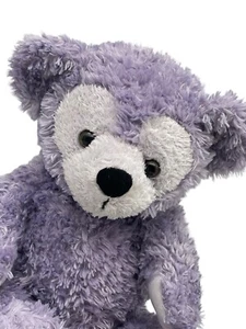 Disney World Pre Duffy Bear Hidden Mickey Plush Stuffed Animal Purple Lavender - Picture 1 of 12