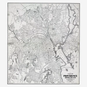 1920 Map of Providence Rhode Island - Picture 1 of 4