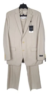 Lauren Ralph Lauren Classic-Fit UltraFlex Wool 2-Piece Suit Tan 43L 34x32 NWT - Picture 1 of 13