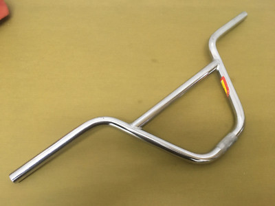 580mm Narrow BMX Handlebars - 23" Old School Or Modern Chrome Bars, 22.2mm Clamp