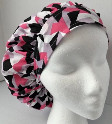 Abstract Adjustable Scrub Cap Medical Bouffant Medium Surgery Chef Dental Hat - Image 1 of 4