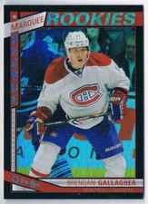 2013-14 O-PEE-CHEE OPC BLACK BORDER BRENDAN GALLAGHER ROOKIE 066/100 MONTREAL