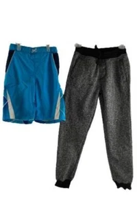 Lot of 2 Boys' Southpole Sweatpants & OP Swim Shorts Medium Black Blue - Picture 1 of 5