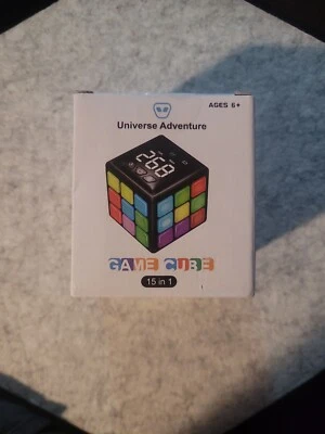 Cubo Portátil Juego Recargable, 15 Divertido Juego Cerebro y Memoria con Puntuación Rosa Foto 1 de 2