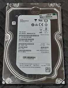 HP 4TB 3,5" SAS Festplatte MB4000JVYZQ 846523 1V4207 - Bild 1 von 2
