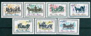 1969 Kutschen/Pferde,Kremser,Landau,Vierspännerkutsche,San Marino,Mi.929,MNH - Bild 1 von 1
