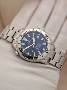 OMEGA Seamaster 300 Pro Blue Men's Watch - 2255.80.00, 2001 Full Set, receipt - Picture 1 of 19