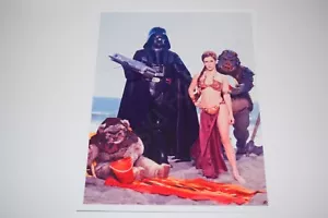 Carrie Fisher Rückkehr der Jedi-Ritter Bikini Strand Leia 8x10 Glanzfoto vollbusig 007 - Bild 1 von 1