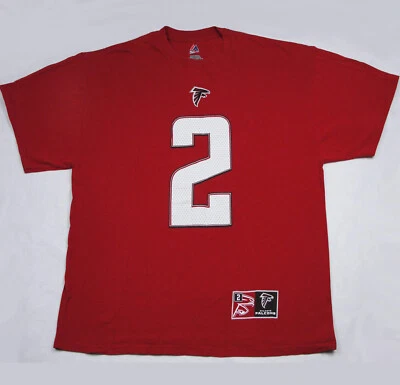 Camiseta Atlanta Falcons #2 Matt Ryan Para Hombre Talla XXL Roja Majestuosa Fútbol 2XL Foto 1 de 4