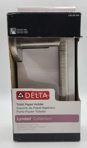 Delta LDL50-SN Lyndall Collection Single Post Toilet Paper Holder Brushed Nickel - Picture 1 of 9