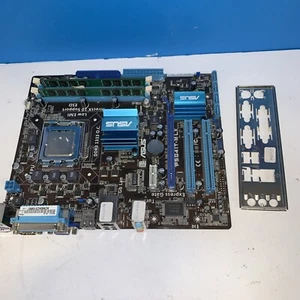 ASUS P5G41T-MLX Intel LGA 775 DDR3 MOTHERBOARD +IO plate + cpu/ram - Picture 1 of 5