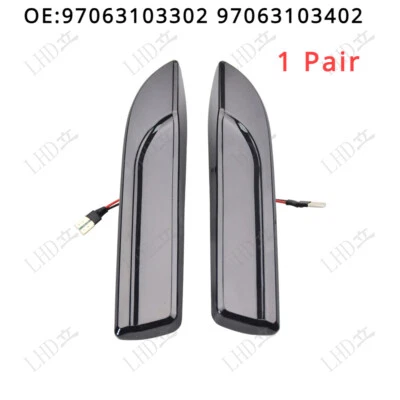 1 par de luces LED dinámicas de señalización lateral intermitentes para Porsche Panamera 970 09-16/ Foto 1 de 4