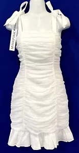 MINKPINK White Little Darling Mini Dress Sz: S NWT MSRP $89.00 - Picture 1 of 10