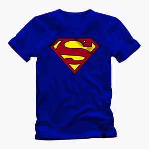 IMPRESIONANTE CAMISETA GRÁFICA CON LOGOTIPO CLÁSICO SUPERMAN VINILO DURADERO - Imagen 1 de 12