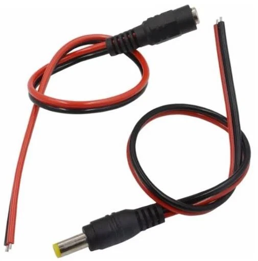 10 Pairs 5.5mm/2.1mm DC Power Pigtails 22AWG - Image 1 of 1