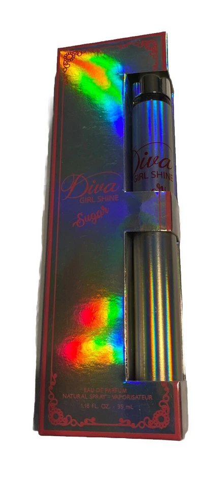 Diva Girl Shine Sugar Eau De Parfum for Women, Travel Spray 1.18fl Oz By United - Image 1 of 1