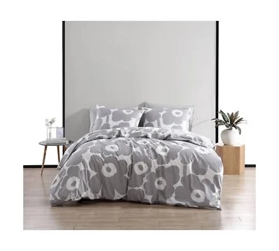MARIMEKKO - Juego de funda nórdica Queen, ropa de cama de algodón con fundas y botto a juego... Foto 1 de 4