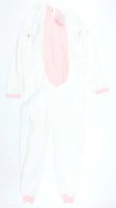 Love to lounge Girls White Animal Polyester Blend Capri One Piece Size XS - Picture 1 of 12