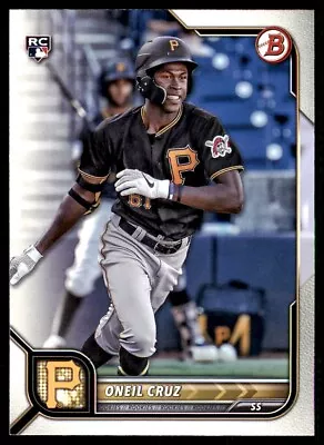 2022 Bowman #51 Oneil Cruz RC - Image 1 of 2