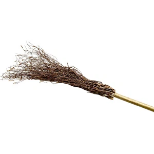 Weidebesen Reisigbesen Kehrbesen Hexenbesen Haselnuss Natur Länge 160 cm - Bild 1 von 6