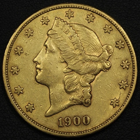 1900 S $20 Twenty Dollar Liberty Head Gold Double Eagle Cover