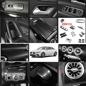 Juego completo accesorios interior carbono ABS para Mercedes-Benz A220 2019-2021 - Imagen 1 de 12