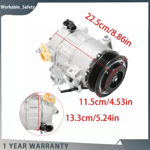 68140664AD AC Compressor W/Clutch For Dodge Ram 1500 5.7L 2014 2015-2017 2018 - Foto 1 di 18