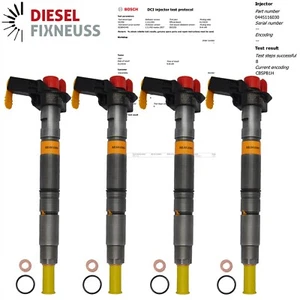 4x Injektor Einspritzdüse BOSCH 03L130277 VW AUDI SEAT SKODA 2,0 TDI 0445116030 - Bild 1 von 15