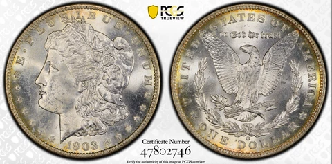 1903-O PCGS MS64 Morgan Silver Dollar Great Eye Appeal Cover