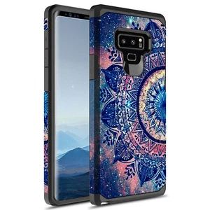 For Samsung Galaxy Note 9 Hybrid Graphic Fashion Cute Colorful Silicone Case - Picture 1 of 9