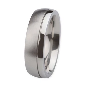 Ernstes Design Ring R227.7 mattiert poliert Edelstahl Weite 48-71 Qualität - Bild 1 von 3