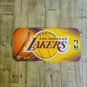 Vintage Los Angeles Lakers License plate NBA Basketball Kobe Magic Wincraft USA - Picture 1 of 5
