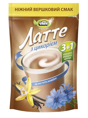 Latte instantáneo con achicoria - 190 g | Bebida de café cremosa | Fácil de preparar Foto 1 de 3