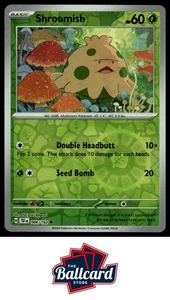 SV05: Temporal Forces #006/162 Shroomish Reverse Holo - Picture 1 of 2