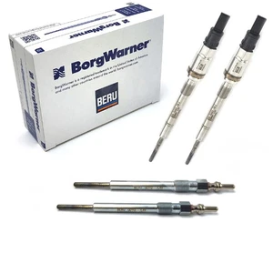 2x Beru Glow Plug 2x Psg Pressure Sensor for Opel Astra J Corsa D Meriva B 1.3 - Picture 1 of 7