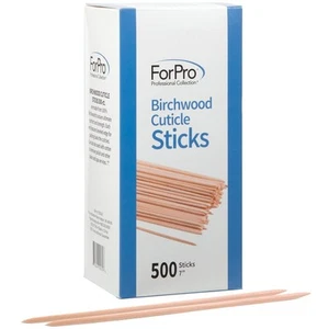 ForPro Birchwood Cuticle Sticks, Double Sided, Multi-Purpose Cuticle Pusher f... - Picture 1 of 9