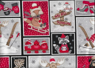 HENRY GLASS & CO. 45" 100% cotton Christmas fabric "Pinecone Ridge Lodge" by Henry Glass & Co