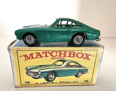 MATCHBOX LESNEY FERRARI BERLINETTA   -No. 75 B -MINT in BOX MODEL - MUST SEE CAR - Image 1 of 4
