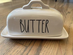 RAE DUNN Artisan Collection Butter Dish With Lid By Magenta - Picture 1 of 5