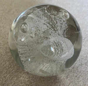 Pretty Caithness Carnival Scotland Glass Paperweight  - Picture 1 of 4