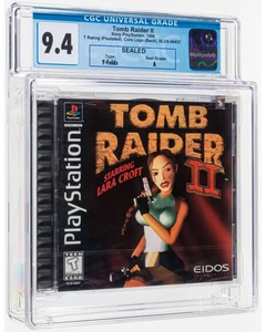 CGC 9.4 Tomb Raider II 2 Black-Label PlayStation 1, PS1 1998 NEW SEALED! - Picture 1 of 2