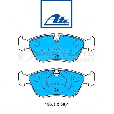 ATE Front Disc Brake Pad Set for 1998-2000 Volvo S70 - Braking Stopping rq Foto 1 de 4