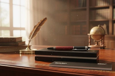 Bolígrafo Montblanc Colección Star Walker Cuerpo Mármol Rojo Edición 2025 Foto 1 de 4