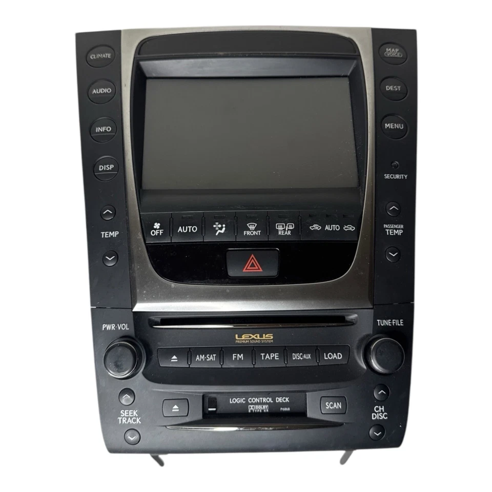 🥇2010-2011 LEXUS GS350 GS430 RADIO NAVEGACIÓN GPS PANTALLA CD OEM Foto 1 de 4