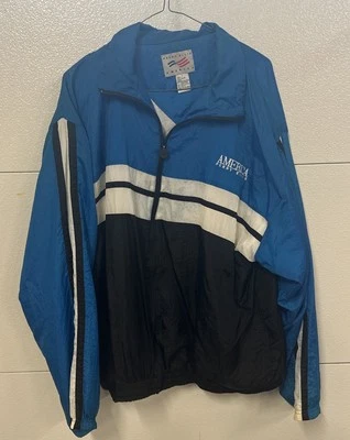 Vintage Perry Ellis Active Windbreaker Jacket Zip Up Lightweight Size Large 90s - Image 1 of 4