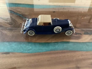 1/43 SOLIDO CLASSIC DUESENBERG J 1931 Dark Blue DIECAST CAR REF 4035 - Picture 1 of 6